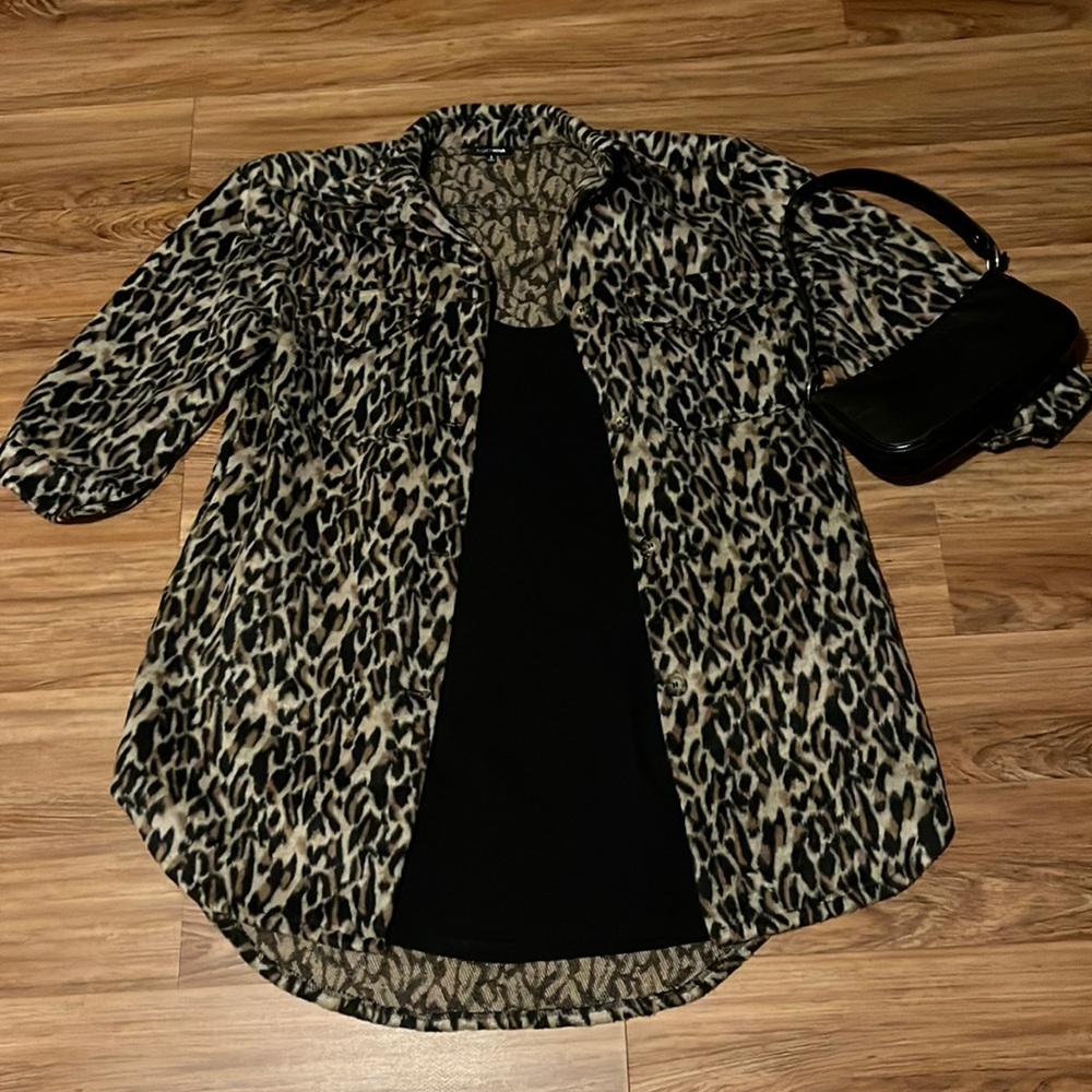Fashion Nova Lying Low Shacket Leopard🍂
